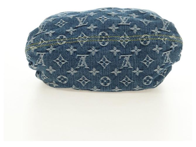 LOUIS VUITTON Borsa Preity Monogram Denim Blu M95020 LV Auth 181366SAM - vista 5