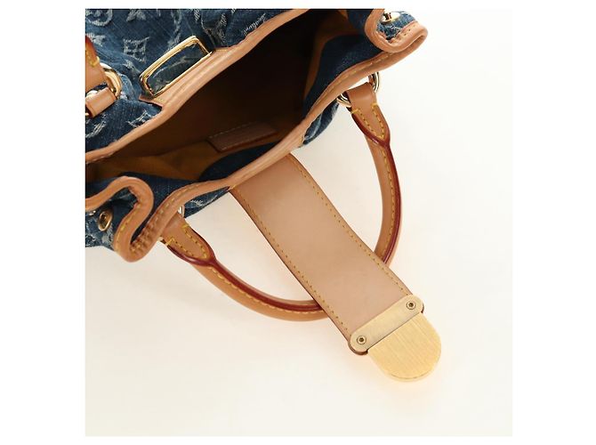 LOUIS VUITTON Borsa Preity Monogram Denim Blu M95020 LV Auth 181366SAM - vista 9