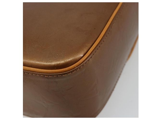 LOUIS VUITTON Borsa Monogram Vernis Christie GM Bronze M91107 LV Auth bs35323 Bronzo - vista 15