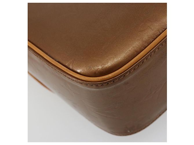 LOUIS VUITTON Borsa Monogram Vernis Christie GM Bronze M91107 LV Auth bs35323 Bronzo - vista 16