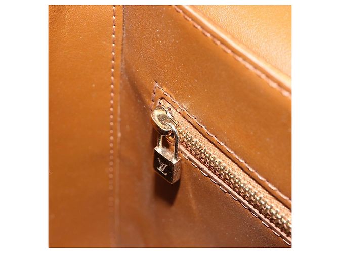 LOUIS VUITTON Borsa Monogram Vernis Christie GM Bronze M91107 LV Auth bs35323 Bronzo - vista 22