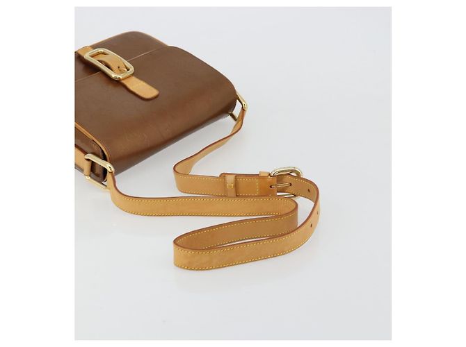 LOUIS VUITTON Borsa Monogram Vernis Christie GM Bronze M91107 LV Auth bs35323 Bronzo - vista 7