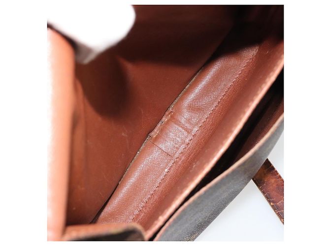 LOUIS VUITTON Borsa a tracolla Monogram Cartouchiere MM M51253 LV Auth BA13085 Monogramma - vista 11