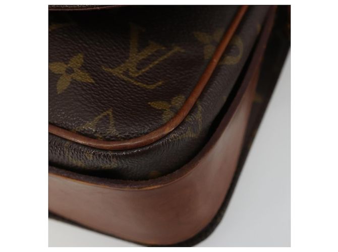 LOUIS VUITTON Borsa a tracolla Monogram Cartouchiere MM M51253 LV Auth BA13085 Monogramma - vista 14