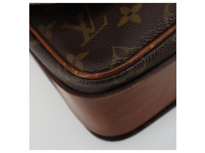LOUIS VUITTON Borsa a tracolla Monogram Cartouchiere MM M51253 LV Auth BA13085 Monogramma - vista 15