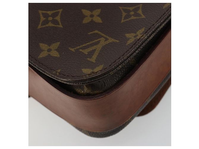 LOUIS VUITTON Borsa a tracolla Monogram Cartouchiere MM M51253 LV Auth BA13085 Monogramma - vista 16