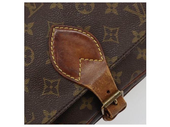 LOUIS VUITTON Borsa a tracolla Monogram Cartouchiere MM M51253 LV Auth BA13085 Monogramma - vista 18