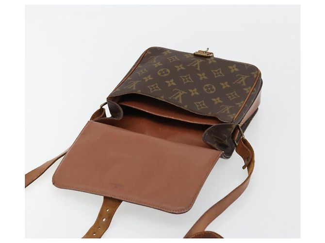 LOUIS VUITTON Borsa a tracolla Monogram Cartouchiere MM M51253 LV Auth BA13085 Monogramma - vista 19