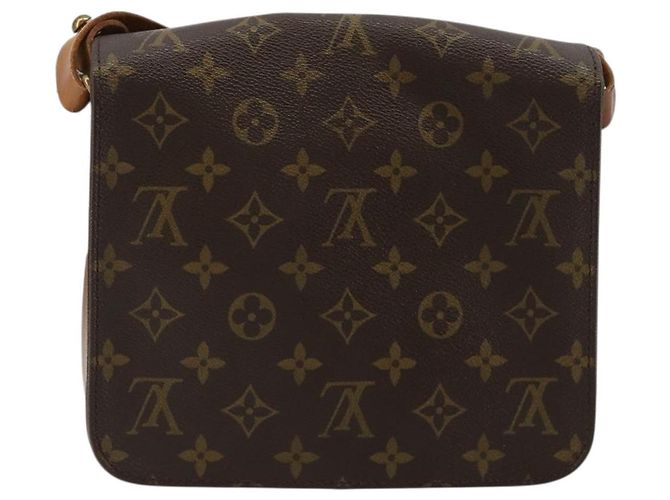 LOUIS VUITTON Borsa a tracolla Monogram Cartouchiere MM M51253 LV Auth BA13085 Monogramma - vista 2