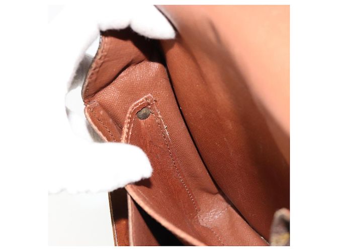 LOUIS VUITTON Borsa a tracolla Monogram Cartouchiere MM M51253 LV Auth BA13085 Monogramma - vista 24
