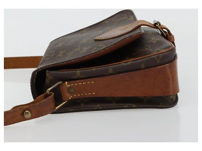 LOUIS VUITTON Borsa a tracolla Monogram Cartouchiere MM M51253 LV Auth BA13085 Monogramma - vista 4