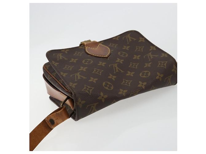 LOUIS VUITTON Borsa a tracolla Monogram Cartouchiere MM M51253 LV Auth BA13085 Monogramma - vista 6