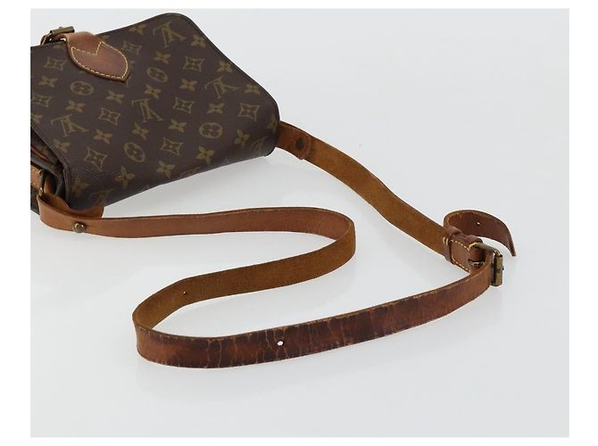 LOUIS VUITTON Borsa a tracolla Monogram Cartouchiere MM M51253 LV Auth BA13085 Monogramma - vista 7