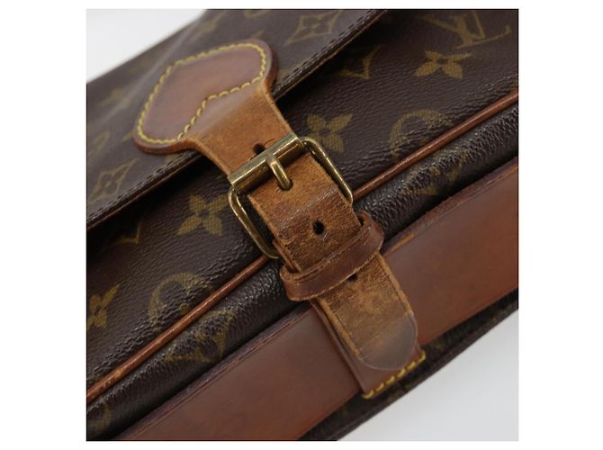 LOUIS VUITTON Borsa a tracolla Monogram Cartouchiere MM M51253 LV Auth BA13085 Monogramma - vista 9