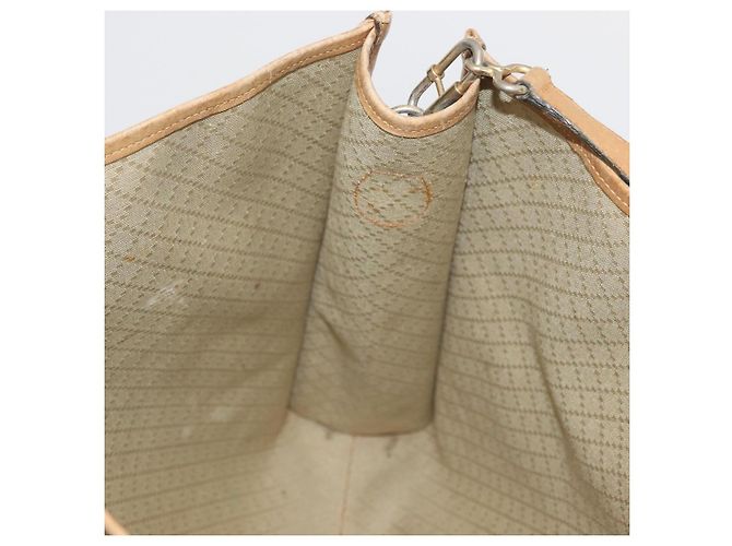 Borsa Tote GUCCI Micro GG Supreme PVC 2way Beige Oro 002 904 0556 Auth 180147 D'oro - vista 19