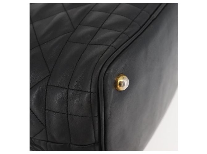 Borsa a mano Gianni Versace in pelle nera e oro Auth BA13163 Nero D'oro - vista 15