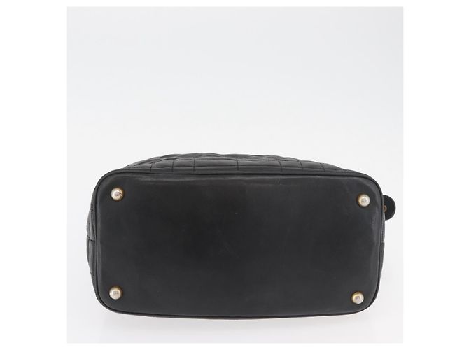 Borsa a mano Gianni Versace in pelle nera e oro Auth BA13163 Nero D'oro - vista 5