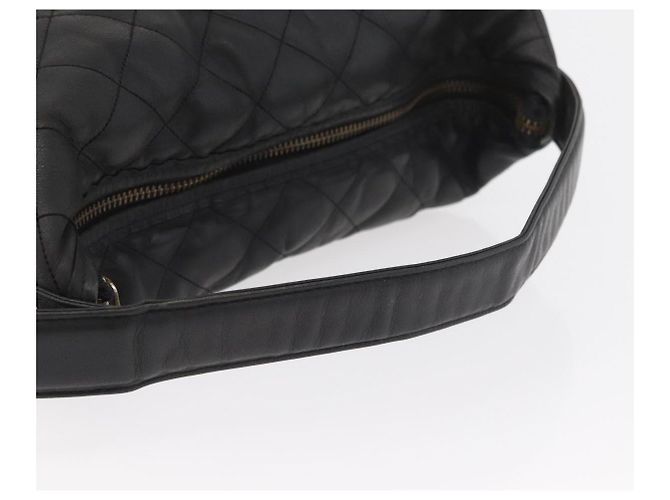 Borsa a mano Gianni Versace in pelle nera e oro Auth BA13163 Nero D'oro - vista 7
