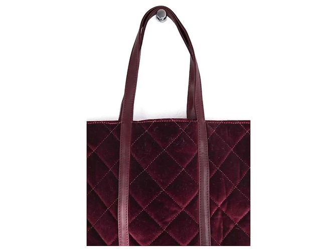 Vanessa Bruno Borsa tote bordeaux Bordò - vista 2