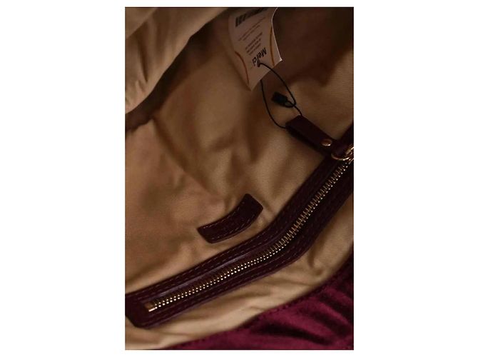 Vanessa Bruno Borsa tote bordeaux Bordò - vista 4