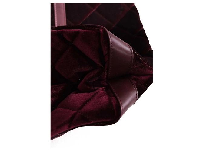 Vanessa Bruno Borsa tote bordeaux Bordò - vista 5