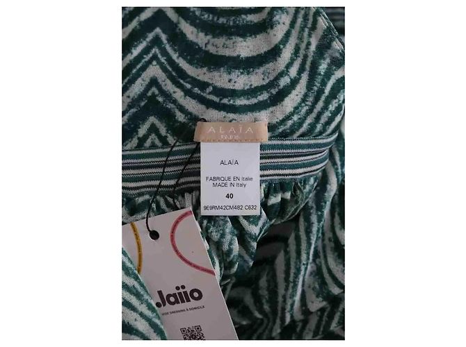 Alaïa Vestido verde - vista 5