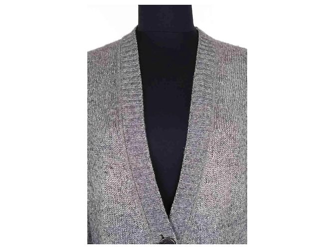 Burberry Cárdigan gris - vista 2