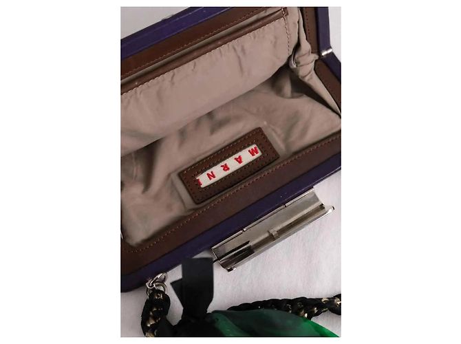 Marni Mini bolsa roxa Roxo - vista 5