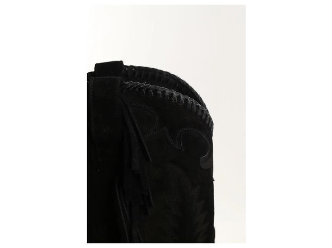 Autre Marque Botas western negras Negro - vista 6