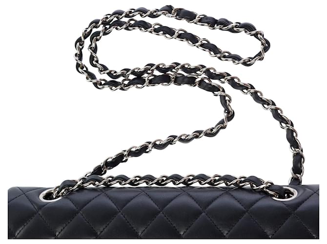 Borsa CHANEL Timeless/Classique in Pelle Nera - 103568 Nero - vista 10