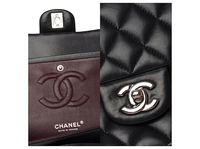 Borsa CHANEL Timeless/Classique in Pelle Nera - 103568 Nero - vista 7