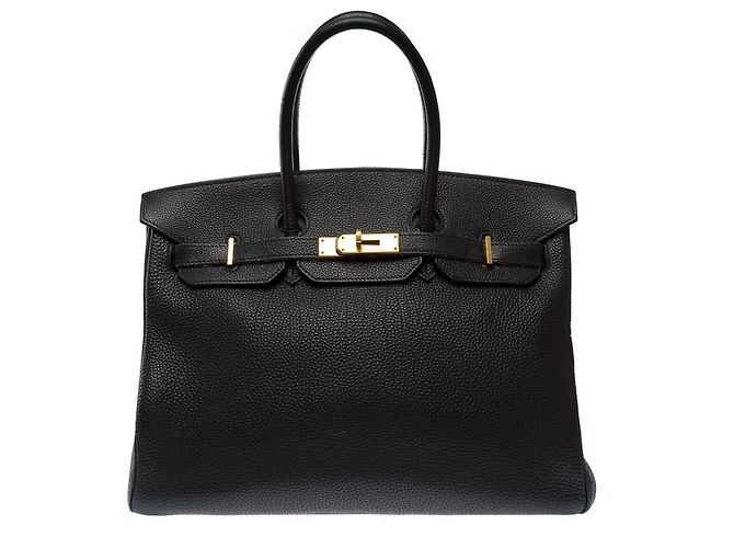 Hermès Borsa HERMES Birkin 35 in Pelle Nera - 103558 Nero - vista 2