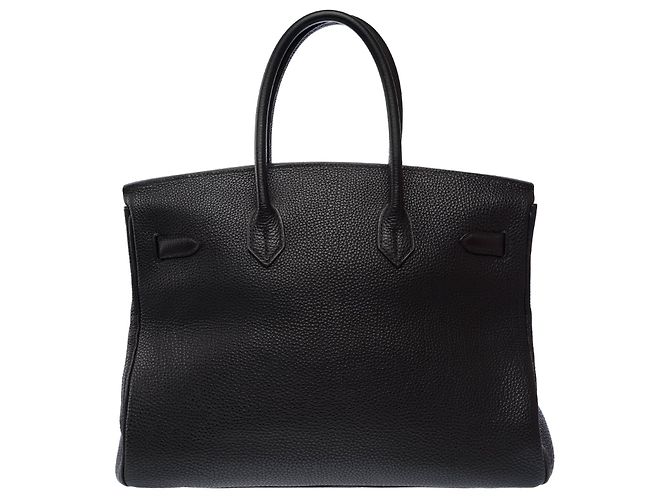 Hermès Borsa HERMES Birkin 35 in Pelle Nera - 103558 Nero - vista 3