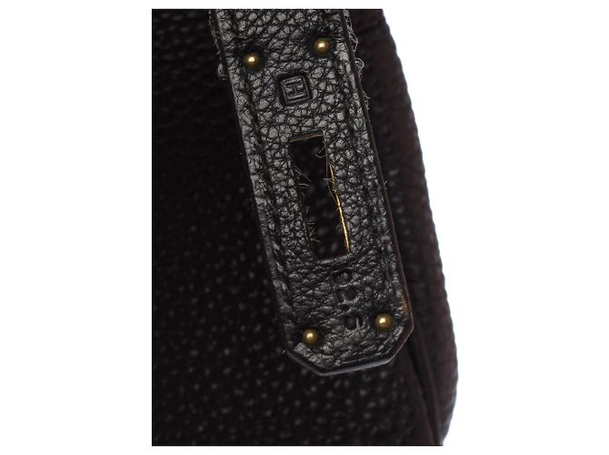 Hermès Borsa HERMES Birkin 35 in Pelle Nera - 103558 Nero - vista 7
