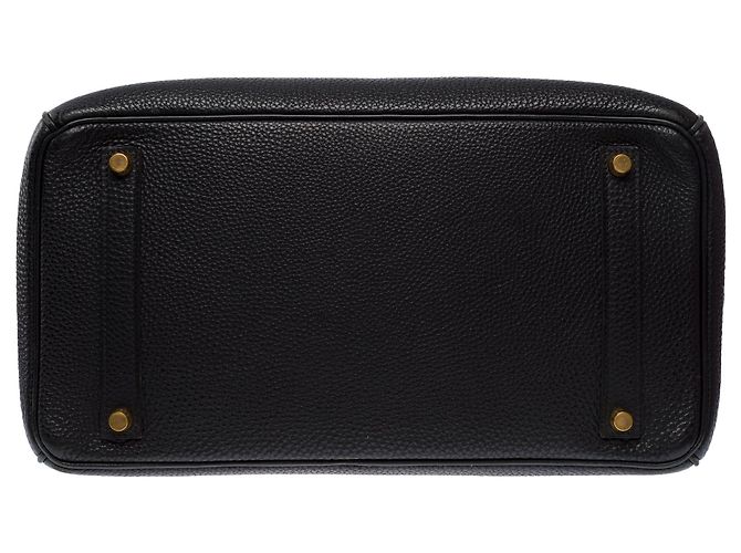 Hermès Borsa HERMES Birkin 35 in Pelle Nera - 103558 Nero - vista 9