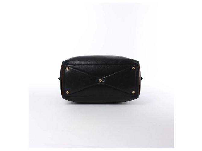 Hermès Borsa HERMES Victoria 43 Ardennes in Nero G:1977 Beige - vista 7