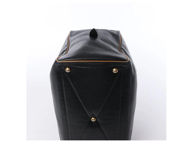 Hermès Borsa HERMES Victoria 43 Ardennes in Nero G:1977 Beige - vista 8