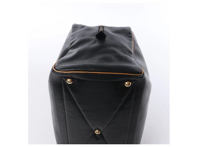 Hermès Borsa HERMES Victoria 43 Ardennes in Nero G:1977 Beige - vista 9