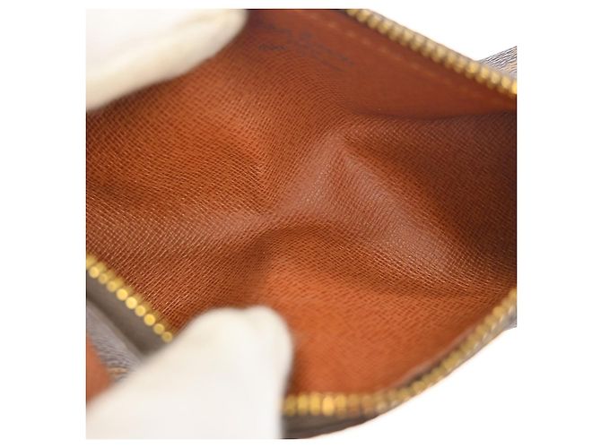 Louis Vuitton Papillon Pochette Monogram Canvas Mini Marrone - vista 3