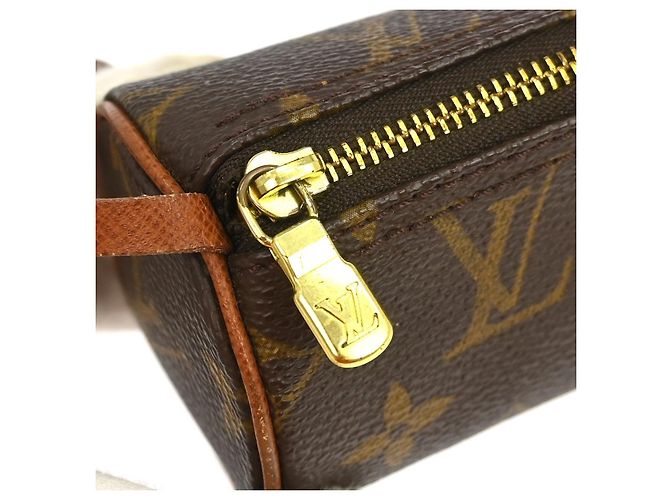 Louis Vuitton Papillon Pochette Monogram Canvas Mini Marrone - vista 7