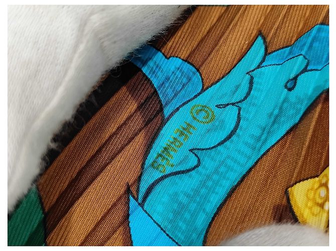 Pañuelos de seda Triangle Hermès Multicolor - vista 4