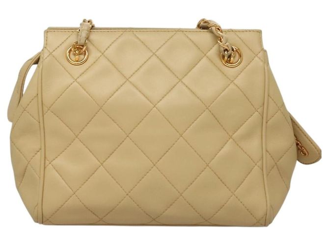 Chanel Chain Leather Beige - Ansicht 2