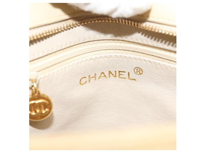 Chanel Chain Leather Beige - Ansicht 6