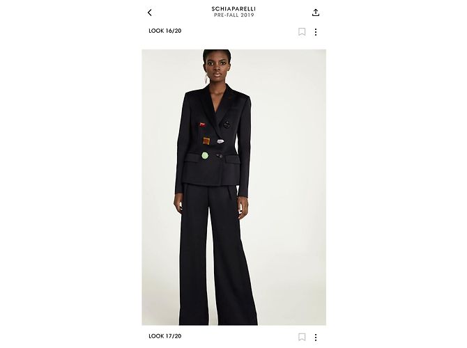 Schiaparelli PreFall 2019 Blazer (Bernard Guyon) Look 17 - Ansicht 2