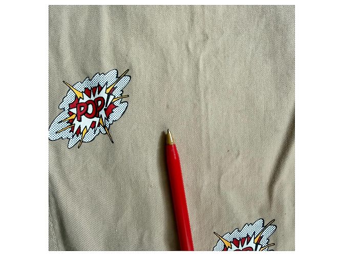 Pantaloni Chino Junya Watanabe x Roy Lichtenstein Beige - vista 7