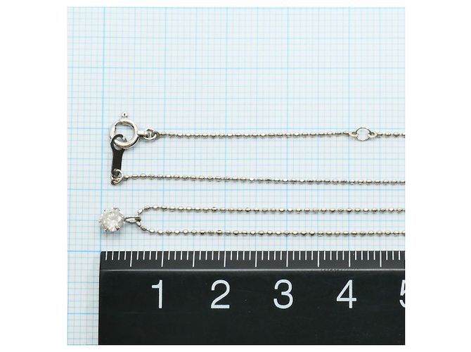 Autre Marque PT900 Platin-Halskette mit Diamant - Ansicht 4