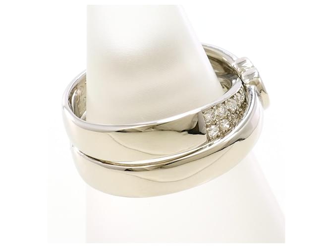 Autre Marque Platinring mit Diamant - Ansicht 3