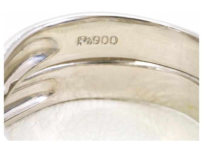 Autre Marque Platinring mit Diamant - Ansicht 6
