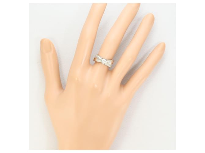 Autre Marque Platinring mit Diamant - Ansicht 8