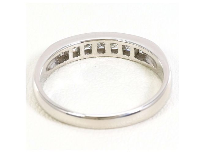 Autre Marque PT900 Platinring mit Diamant - Ansicht 3